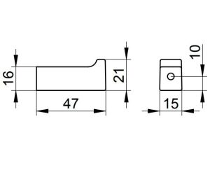 Крючок для полотенца  Keuco Elegance 11114370000 черный